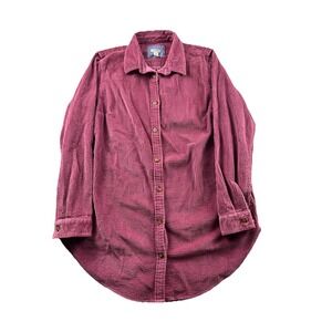 L.L. bean shirt Women's Medium Comfort Wide Whale Corduroy Relaxed Tunic layer